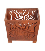 Victoria Dome - Kiegészítők / Dekor / ESSCHERT Rozsdásított fém lángnyelves tűzrakó kosár