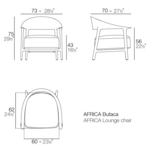 Victoria Dome - Bútorok / Fotelek - Vondom Africa Lounge Chair