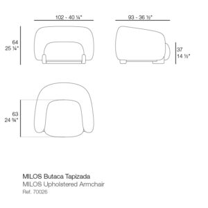 Victoria Dome - Bútorok / Fotelek - Vondom Milos Lounge Chair