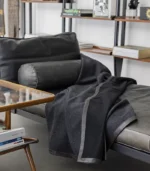 Victoria Dome - Kiegészítők / Takarók - Salon kasmír takaró bőr szegéllyel