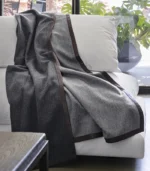 Victoria Dome - Kiegészítők / Takarók - Salon kasmír takaró bőr szegéllyel