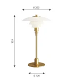 Victoria Dome - Világítás / Louis Poulsen PH 2/1 asztali lámpa