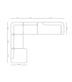 Victoria Dome - The Grand Collection - Soho sarokkanapé