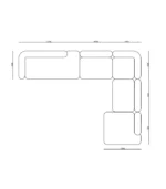 Victoria Dome - The Grand Collection - Soho sarokkanapé