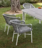 Victoria Dome - Kültéri bútorok / Kültéri étkezőgarnitúra - Lazio 6 személyes étkezőgarnitúra