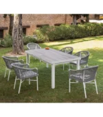 Victoria Dome - Kültéri bútorok / Kültéri étkezőgarnitúra - Lazio 6 személyes étkezőgarnitúra