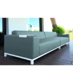 Victoria Dome - Kültéri bútorok / Kerti kanapék - Sorrento kanapé (Silvertex Titanium)