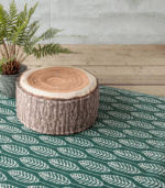 Victoria Dome - Kültéri bútorok / Kerti kiegészítők / Kültéri szőnyegek - Kétoldalas kültéri szőnyeg levél mintával