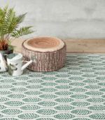 Victoria Dome - Kültéri bútorok / Kerti kiegészítők / Kültéri szőnyegek - Kétoldalas kültéri szőnyeg levél mintával