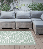 Victoria Dome - Kültéri bútorok / Kerti kiegészítők / Kültéri szőnyegek - Kétoldalas kültéri szőnyeg virág mintával