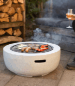 Victoria Dome / Kültér, kert / Tűzrakók, Grillek - Kőhatású kerek tűzrakó