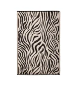 Kétoldalas kültéri szőnyeg zebra mintával – 242cmx150cm