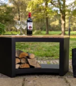 Íves kerti pad fatárolóval - Victoria Dome