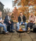 Íves kerti pad fatárolóval - Victoria Dome