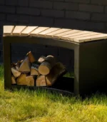 Íves kerti pad fatárolóval - Victoria Dome